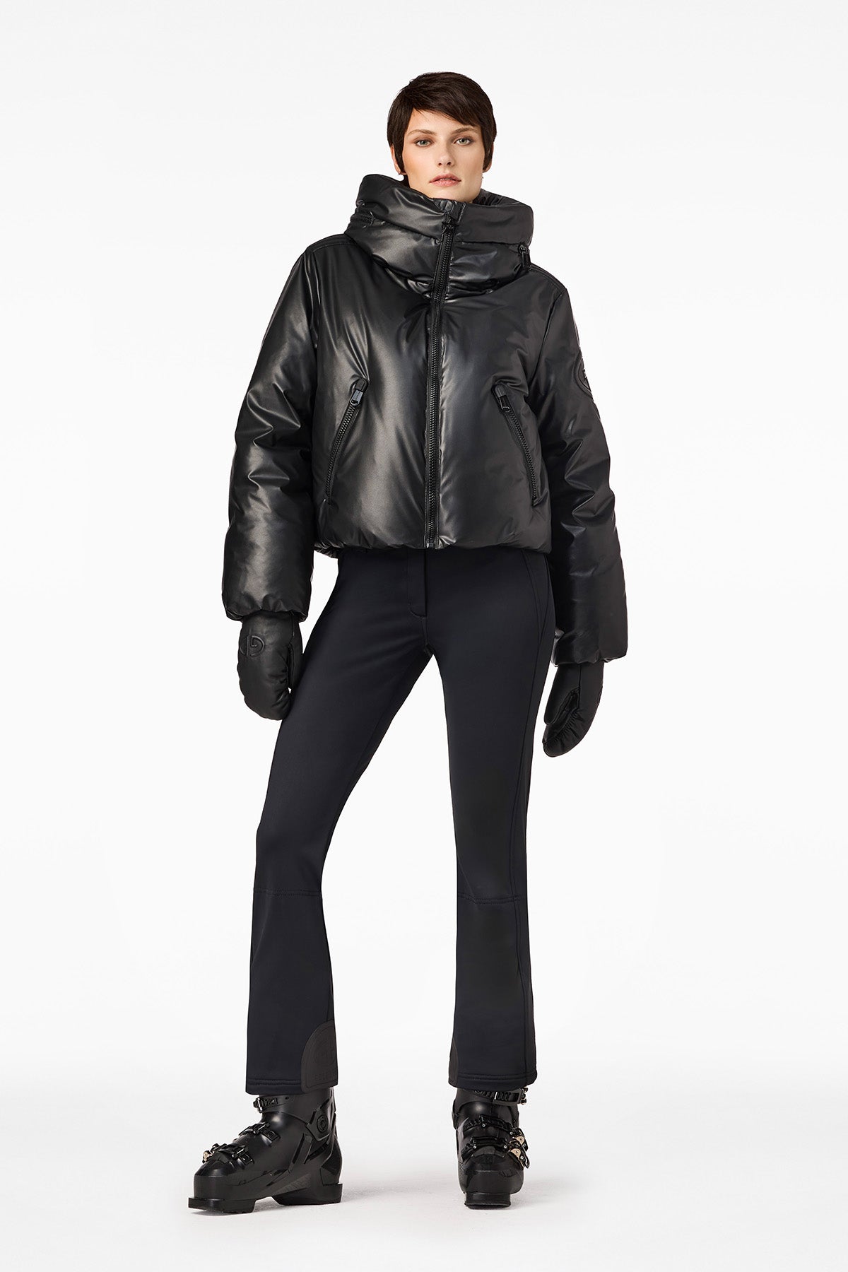 NERO ski jacket Black view 2