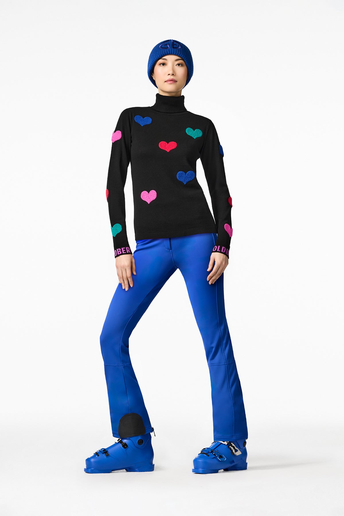BACIO long sleeve knit sweater Black view 2