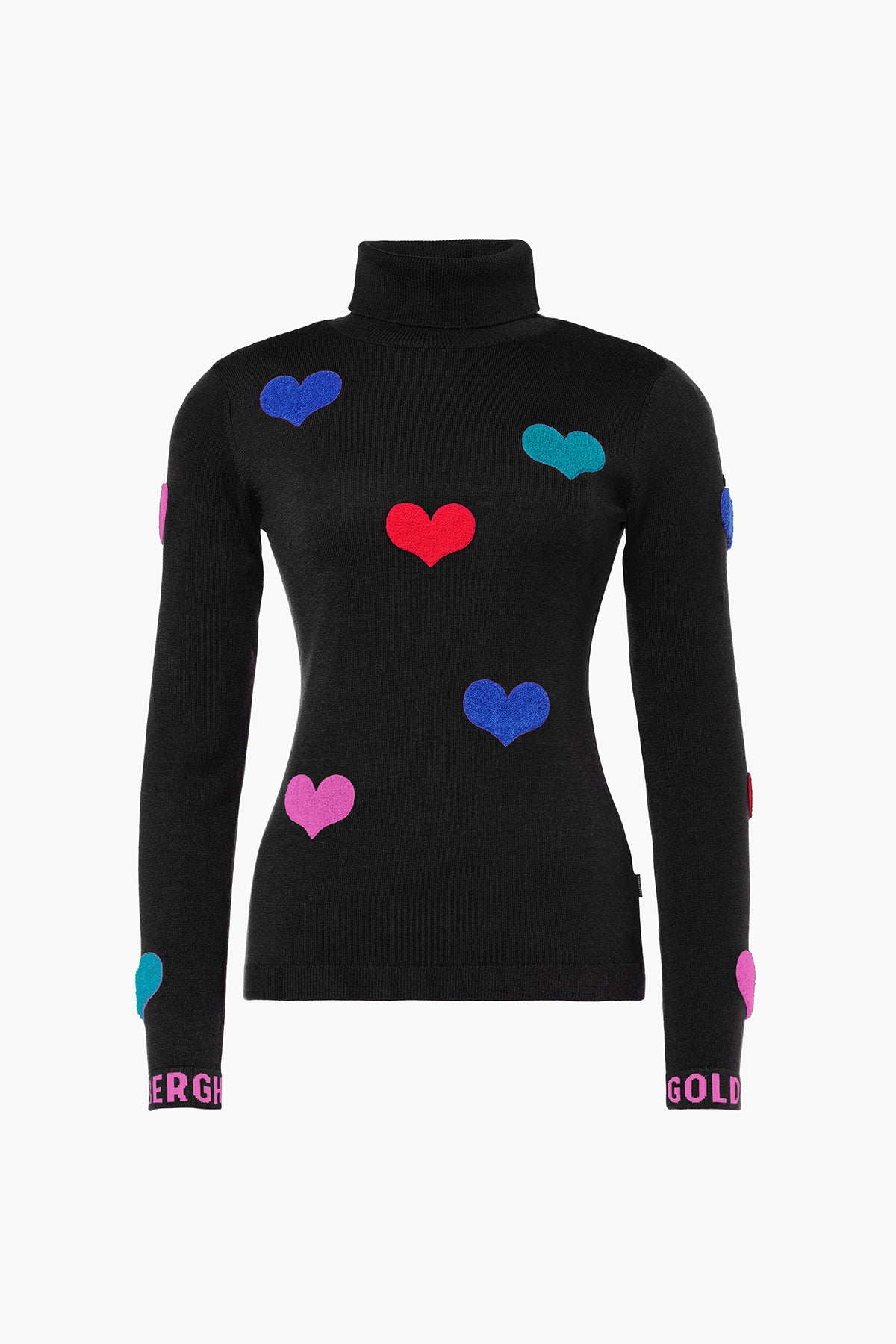 BACIO long sleeve knit sweater Black view 3