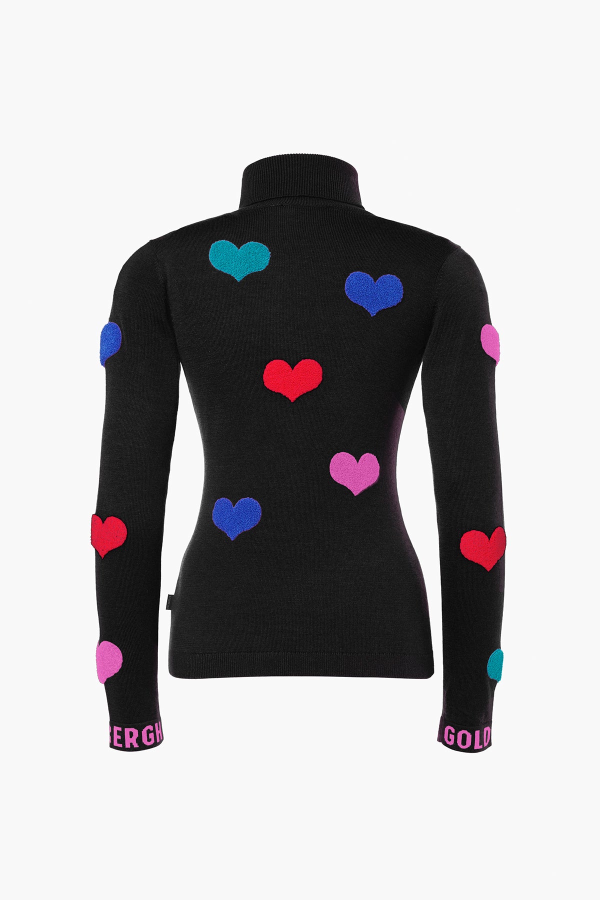 BACIO long sleeve knit sweater Black view 4